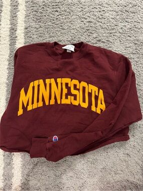 University of Minnesota Cropped Crew Neck